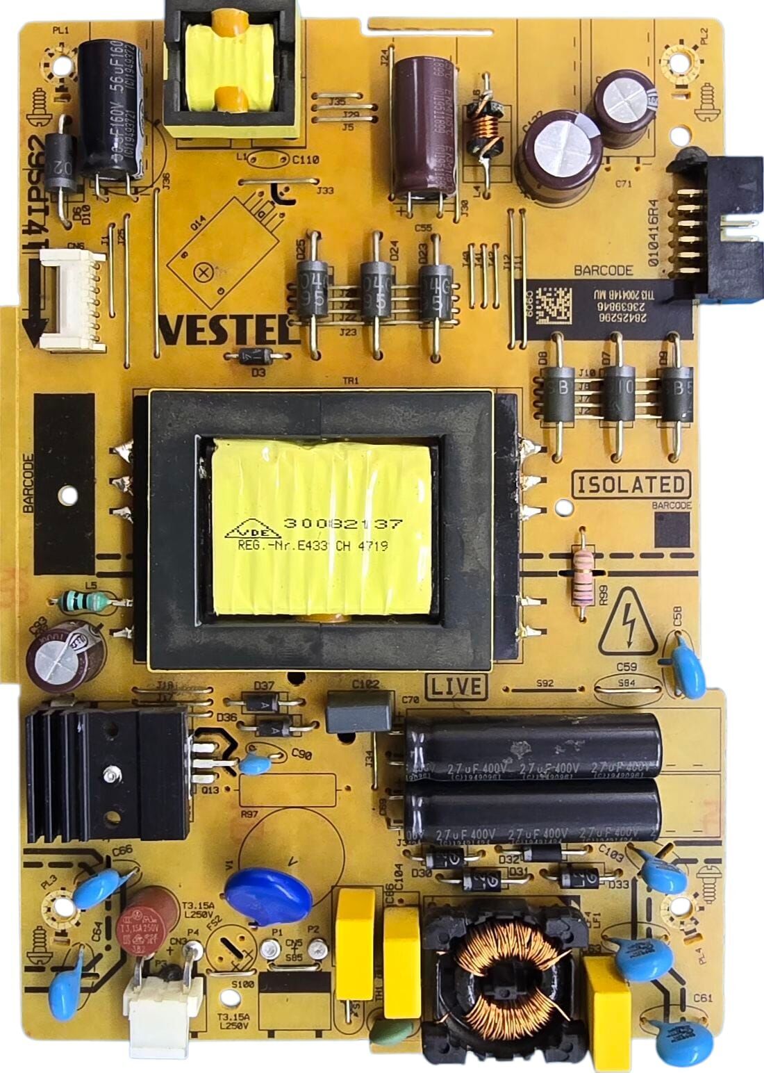Vestel 17IPS72 Güç Kartı | 17MB211S Anakart Uyumlu Orijinal Power Board