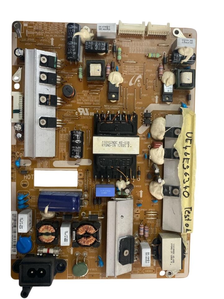 Samsung 46'' Full HD 3D Smart LED TV Güç ve Besleme Kartı (Power Supply Board) - BN44-00518B / PD46BN44-00518 / Samsung UE46ES6340 Orijinal