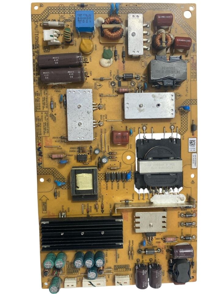 Arçelik / Grundig 55'' 4K UHD LED TV Güç ve Besleme Kartı (Power Supply Board) - FSP210-2FS01 / FSP215-2FS01 / Arçelik A55LW8477 Orijinal