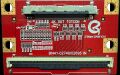 LVDS Dönüştürücü Modül – 96 Pin'den 51 Pin'e + 10 Pin'den 8 Pin'e Gerilim Hattı Adaptörü | Kırmızı