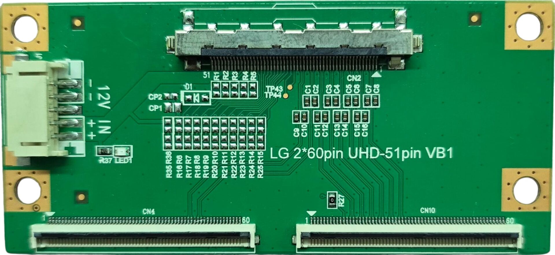 2x60 Pin’den 51 Pin’e LVDS Dönüştürücü Modül | LG Panel Uyumlu Tek Hat Adaptör