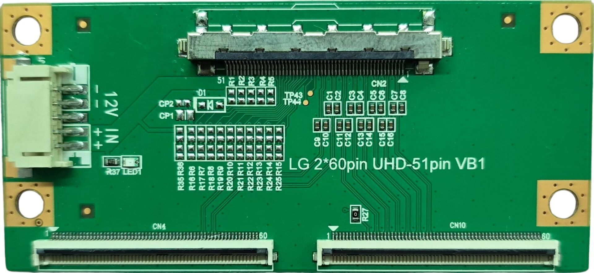 2x60 Pin’den 51 Pin’e LVDS Dönüştürücü Modül | LG Panel Uyumlu Tek Hat Adaptör