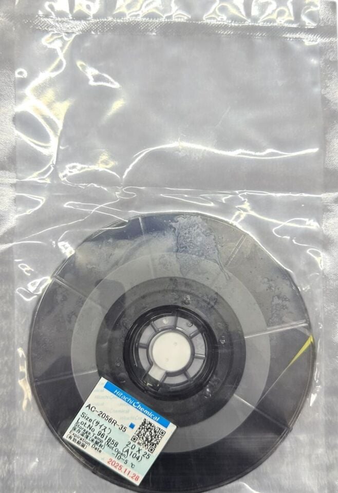 AFC PCB Uygulama Bandı – AC-2056R-35 | 2.0mm x 25m | Anizotropik İletken Film (PCB Tarafı)