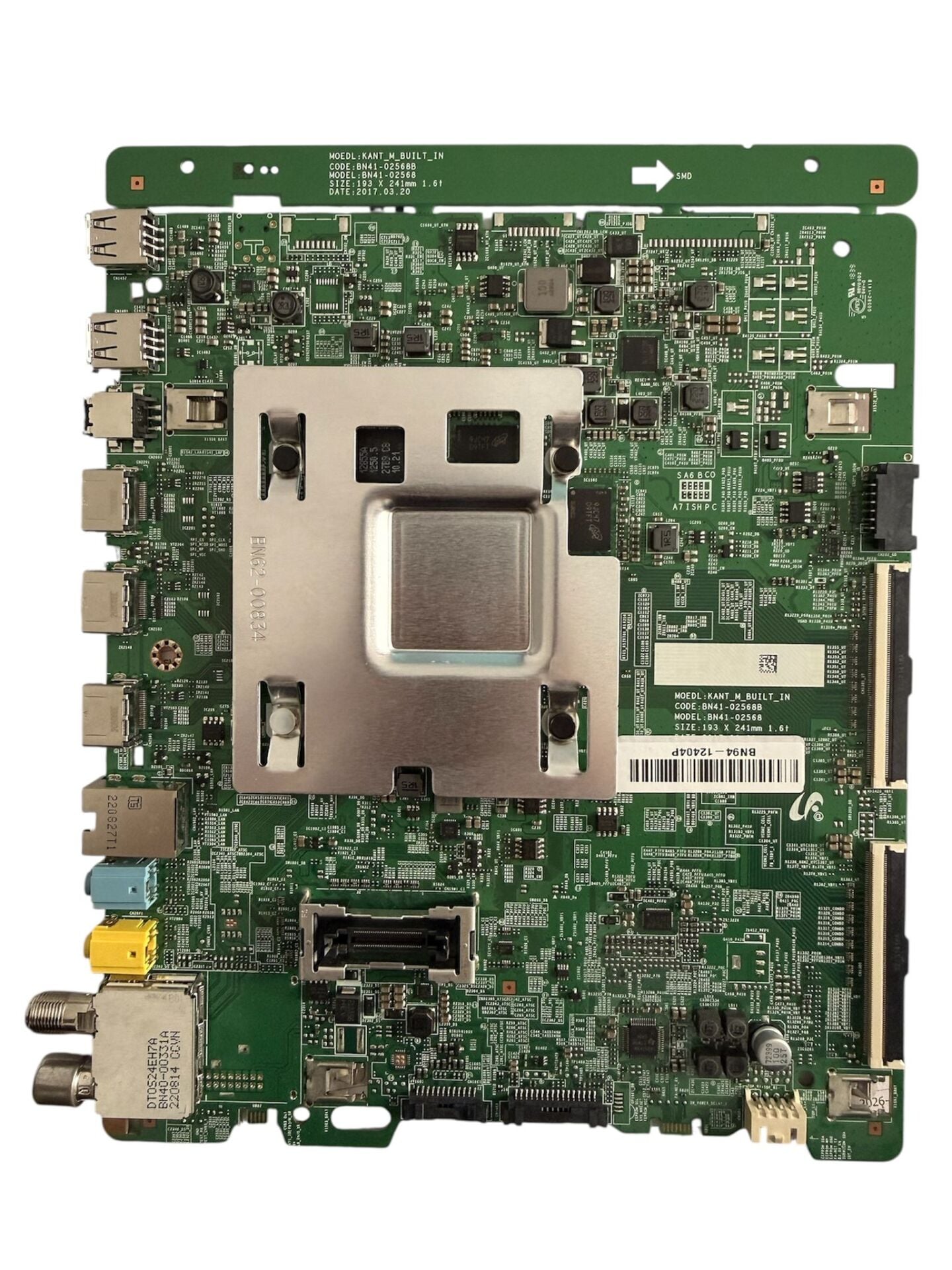 Samsung MU Serisi Anakart BN41-02568 – Orijinal TV Anakartı (MU7000, MU6470, MU7500 Uyumlu)