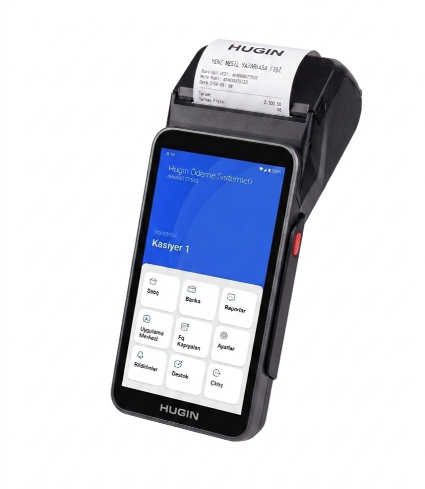 HUGİN S1 ANDROİD YENİ NESİL YAZARKASA POS
