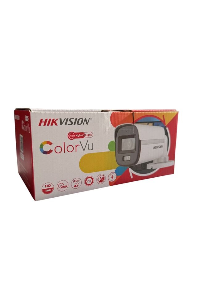 Hikvision DS-2CE10DF0T-LPFS 2.8mm Kamera – 2MP ColorVu Gece Renkli Güvenlik Kamerası