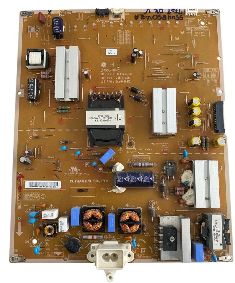 LG 55UH850V Besleme Kartı – EAY64269121 (LGP55-16CH)