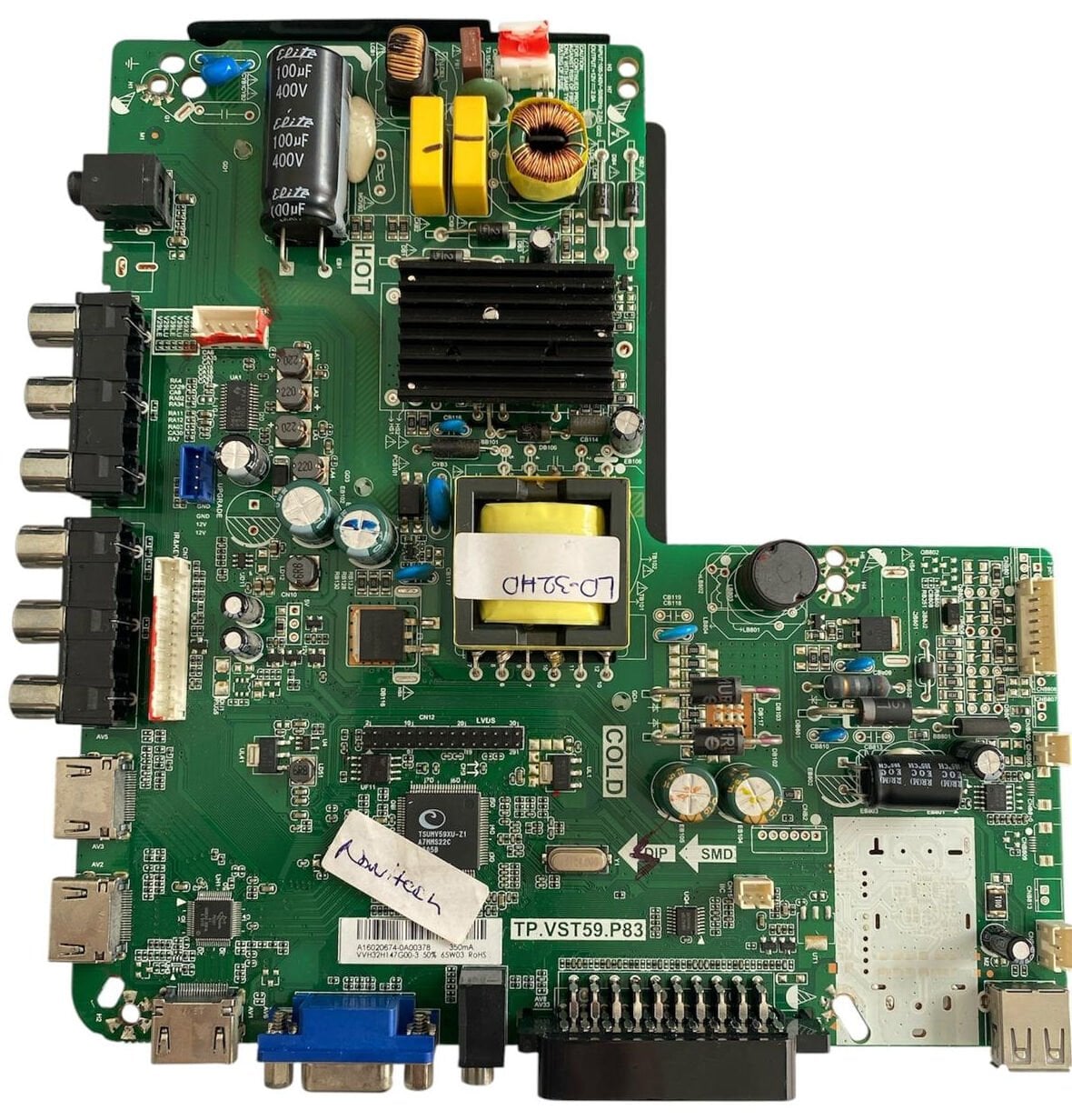 Sanyo LE106S16FM Anakart TP.VST59.P83 Unıversal Combo Kart