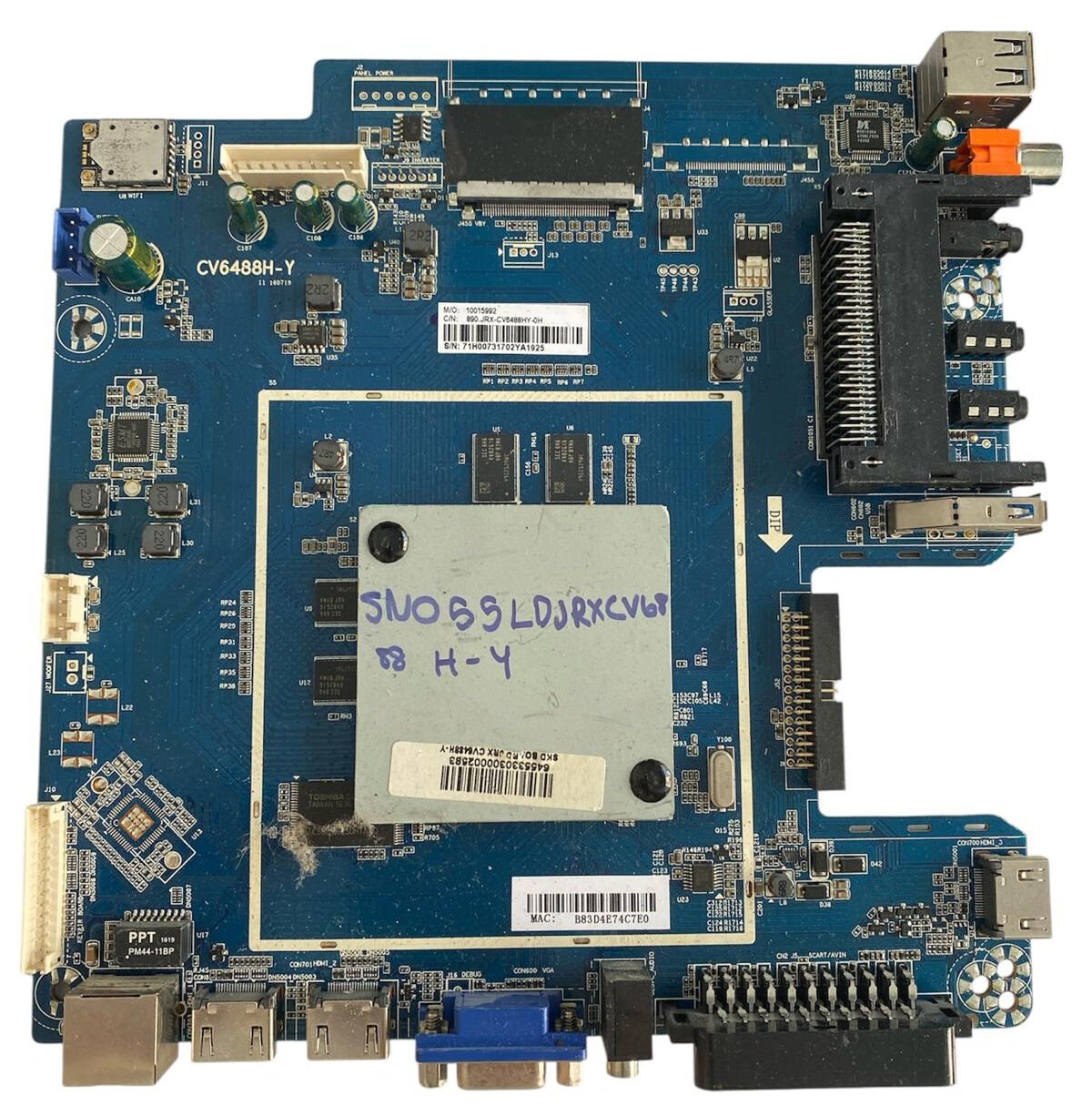 Sunny SN055LDJRXCV6488H-Y Anakart – CV6488H-Y LSC550FN18 Orijinal Universal LED TV Anakartı