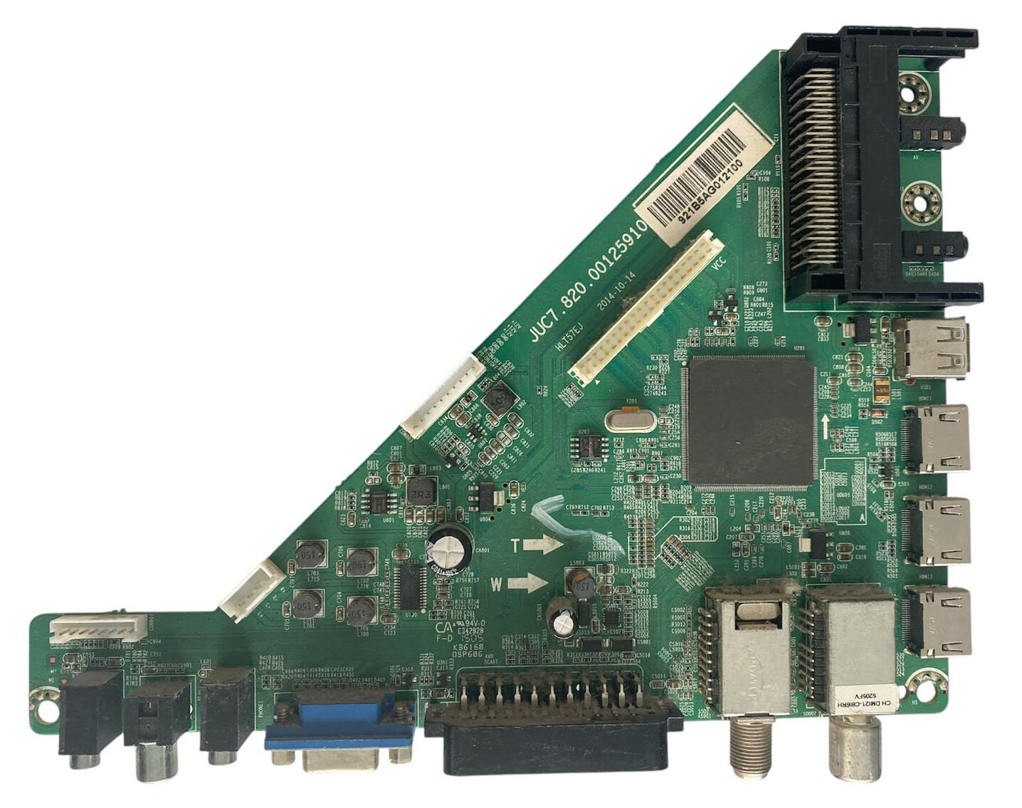 Sunny SN055LD2100E Anakart – JUC7.820.00125910 HLT57EJ Orijinal Universal LED TV Main Board
