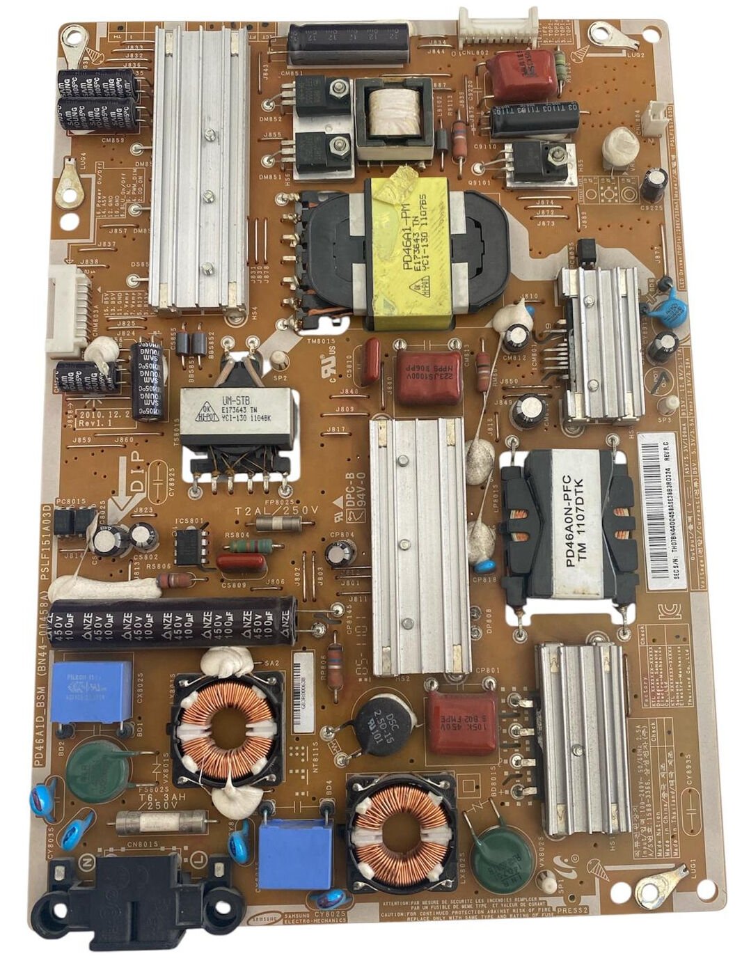 Samsung UE46D6000 Besleme Kartı – BN44-00458A PD46A1D_BSM Orijinal Power Supply