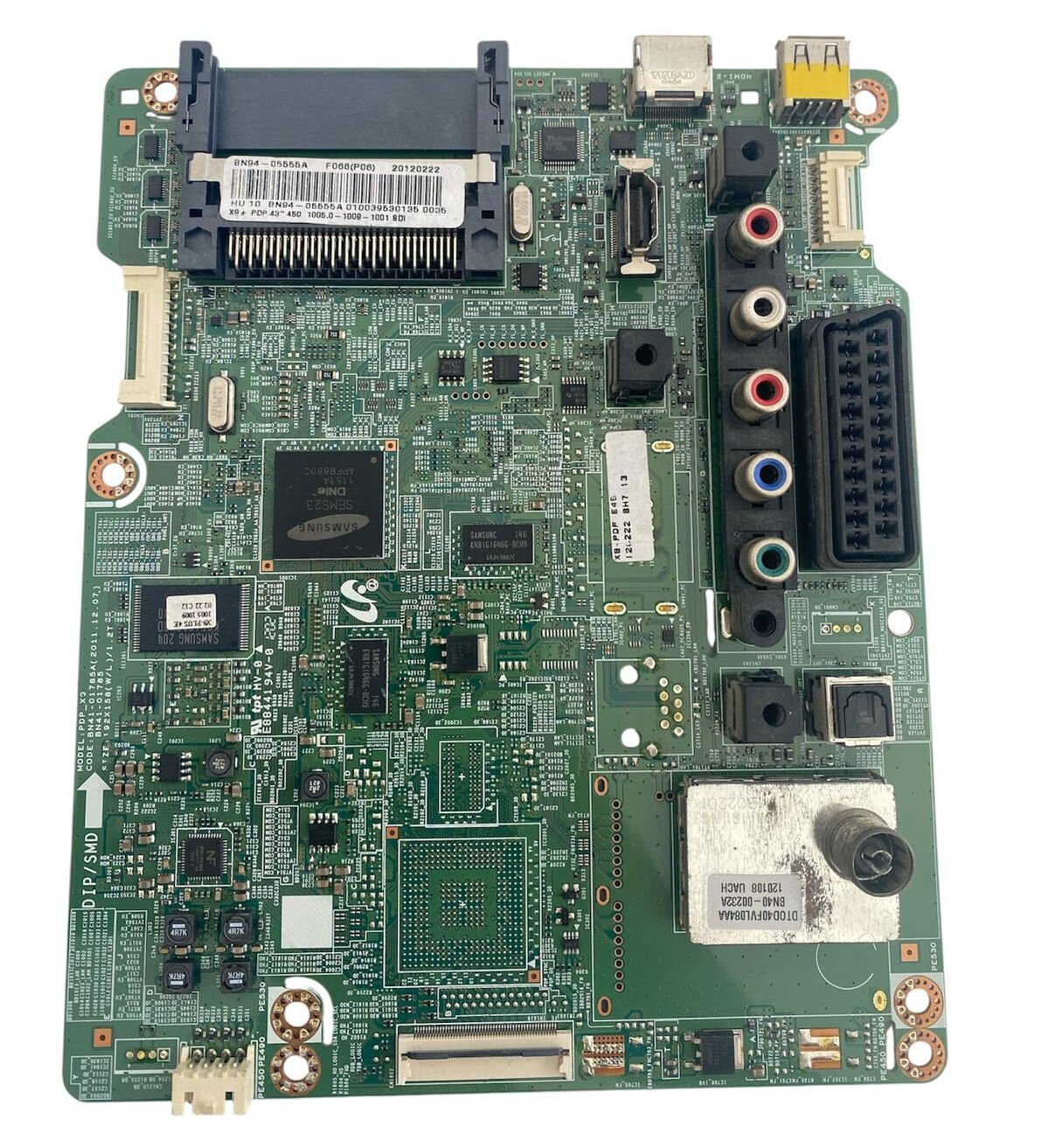 Samsung PS43E450A1W Anakart – BN41-01785A E88441 Orijinal Plazma TV Main Board