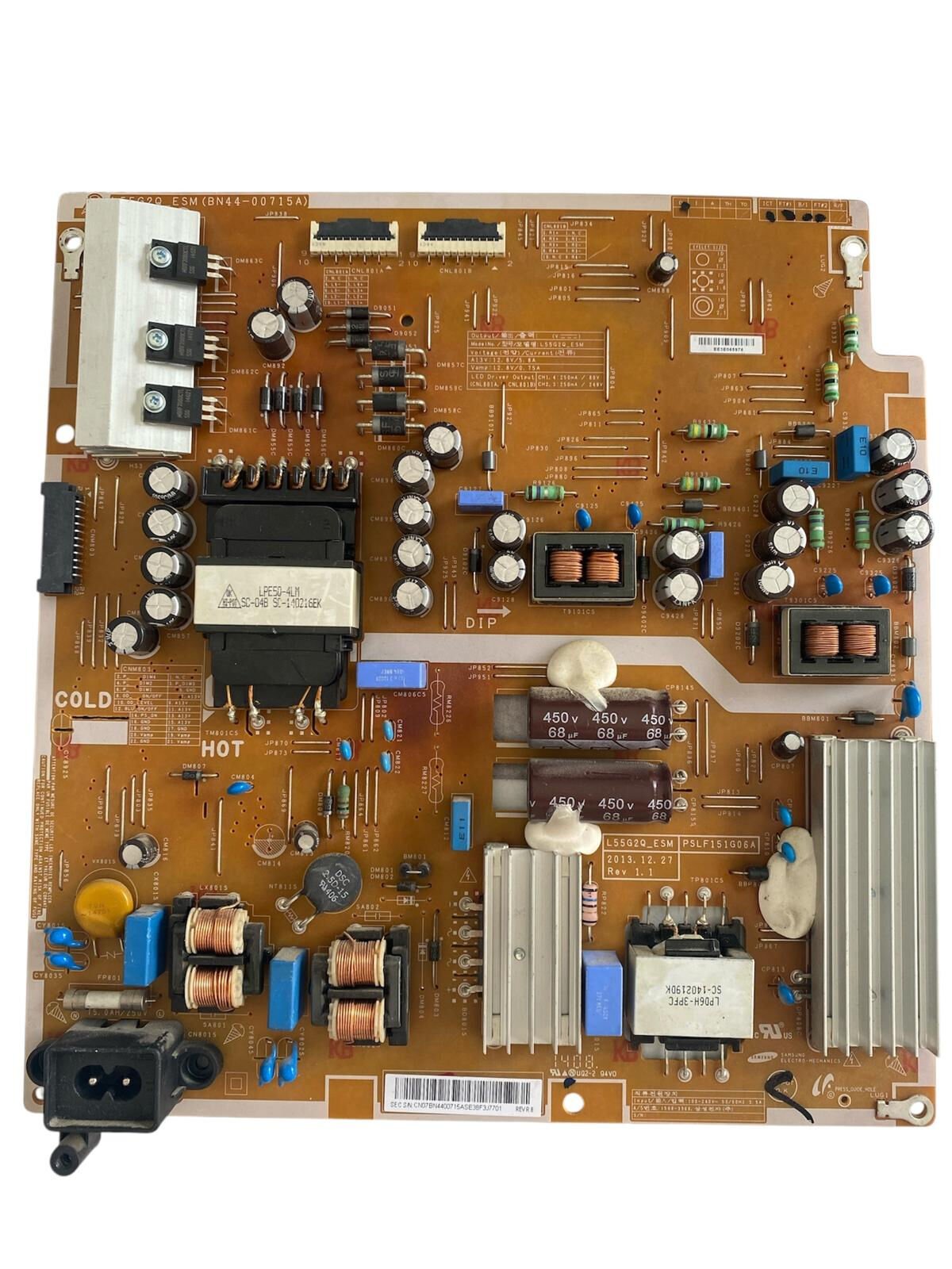 Samsung UE46H7000 Besleme Kartı – BN44-00715A L55G2Q_ESM Orijinal Power Supply