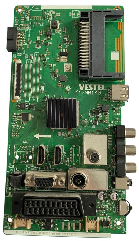 Vestel 40FB5050 Anakart – 17MB140 23427346 Orijinal LED TV Main Board