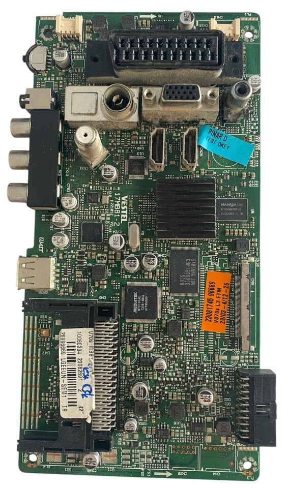 Vestel 17MB81-2 Anakart – 23082691 Orijinal 42'' LED TV Main Board
