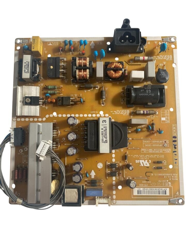 LG 42LF650V Besleme Kartı – EAX66203001 (1.6) Orijinal LGP3942D-15CH1 LED TV Power Board