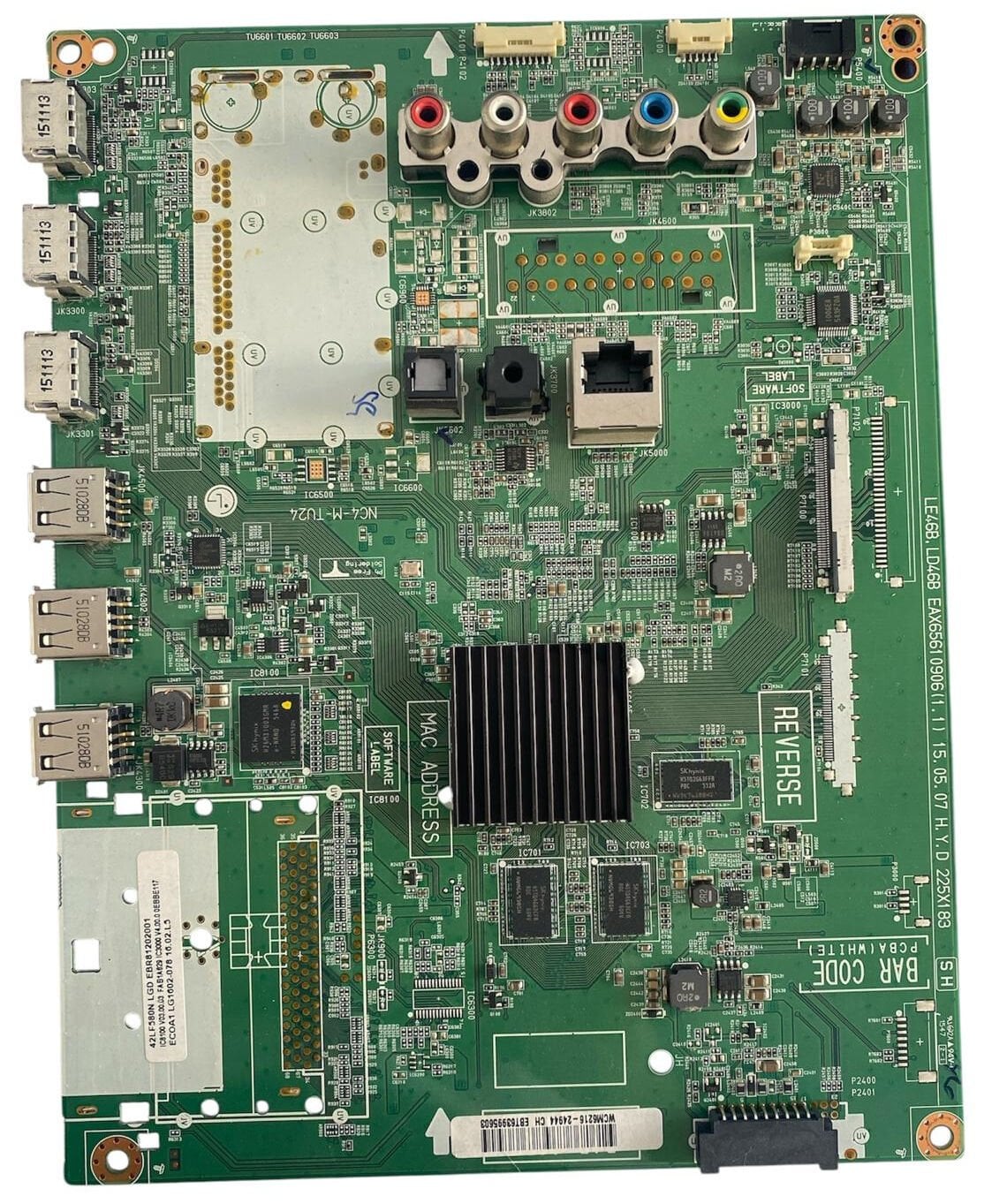 LG 42LF580N Anakart – EAX65610906 Orijinal Smart LED TV Main Board
