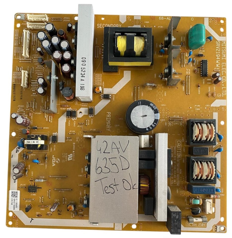 Toshiba 42AV635D Besleme Kartı – Mitsumi SRV2194WW Orijinal TV Power Supply
