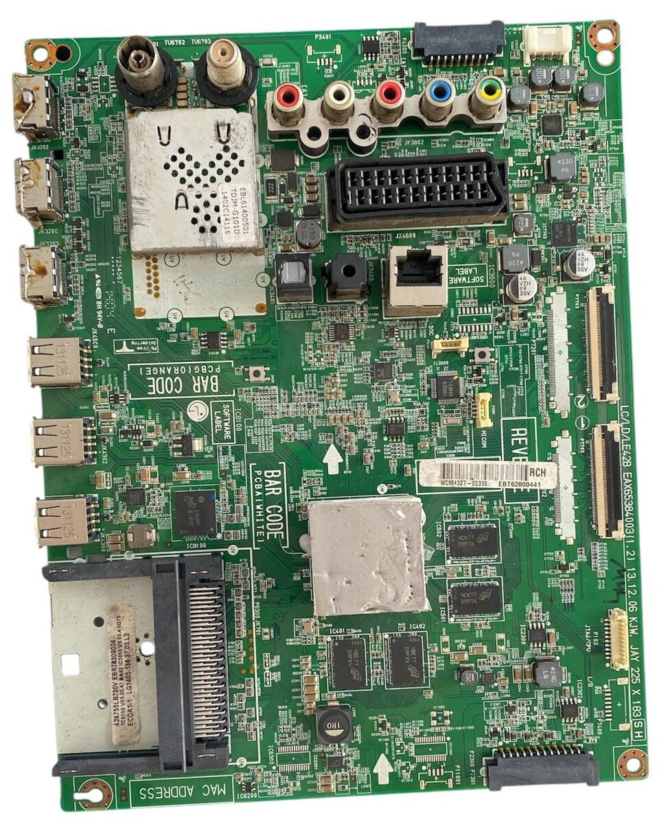 LG 55LB730V Anakart – EAX65384003(1.2) Orijinal webOS Smart 3D Full HD TV Main Board