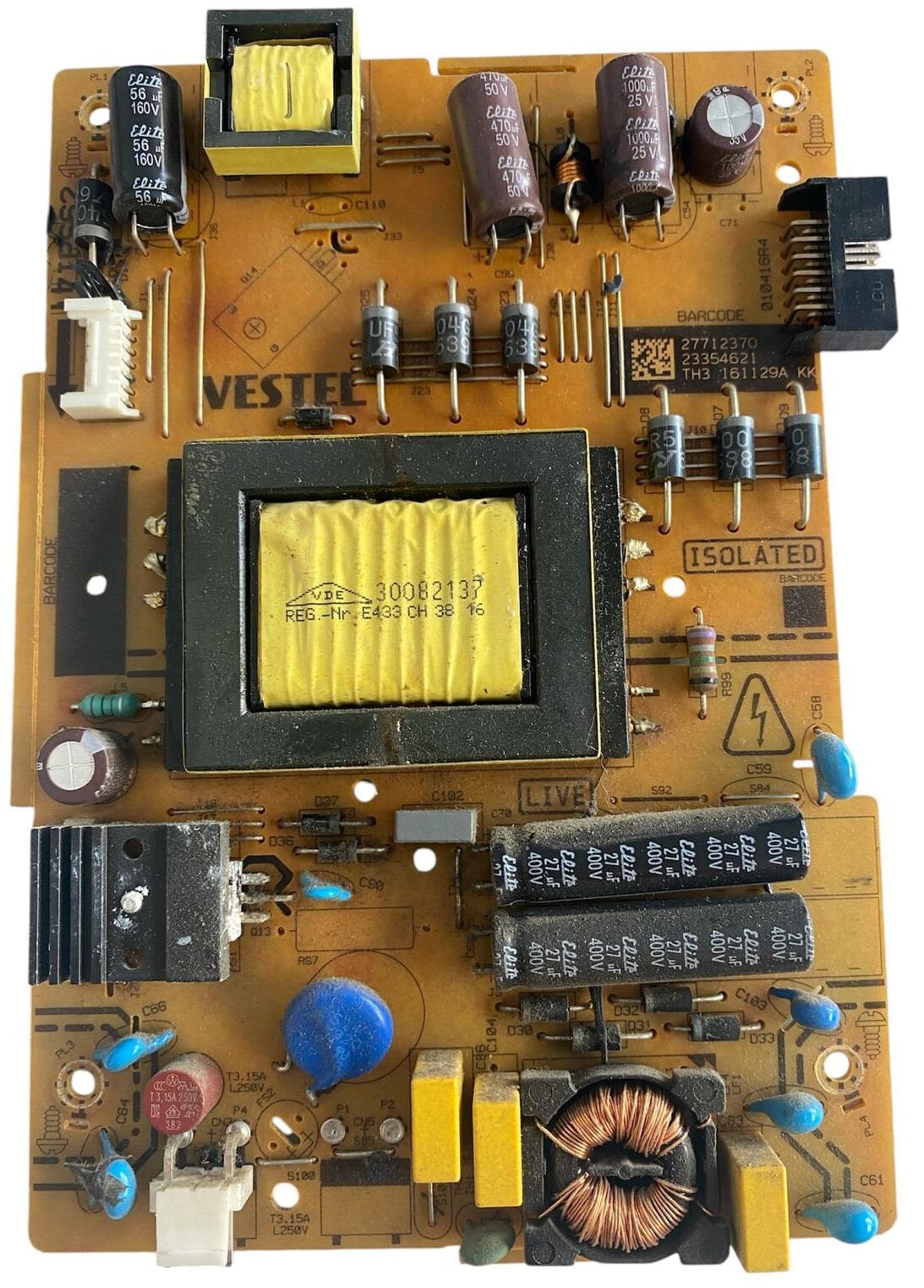 Vestel 17IPS62 Besleme Kartı – 40FB7100 Orijinal LED TV Power Supply (23354621)