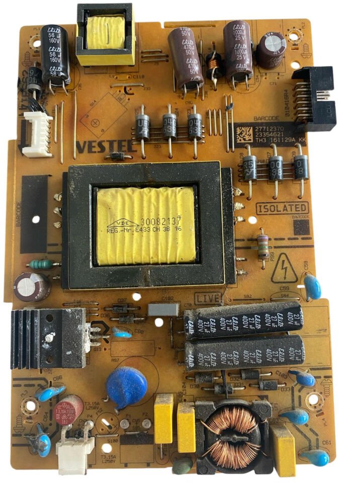 Vestel 17IPS62 Besleme Kartı – 40FB7100 Orijinal LED TV Power Supply (23354621)