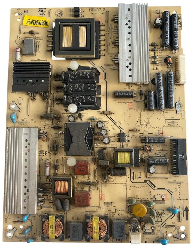 Vestel 17PW07-2 Besleme Kartı – 47PF9021 Orijinal LED/LCD TV Power Supply