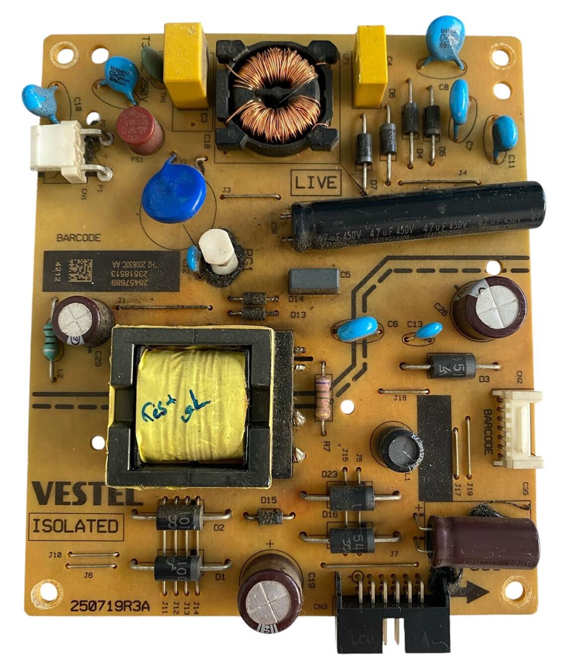 Vestel 17IPS63 Besleme Kartı – 250719R3A Orijinal LED TV Çıkma Power Supply (23518513)