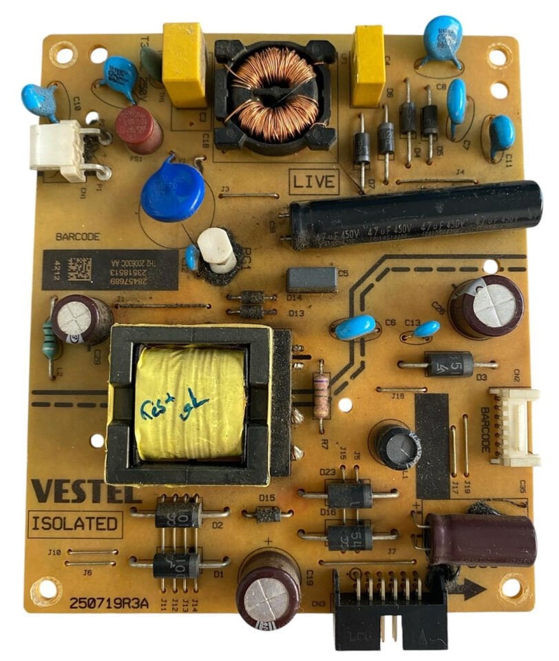 Vestel 17IPS63 Besleme Kartı – 250719R3A Orijinal LED TV Çıkma Power Supply (23518513)