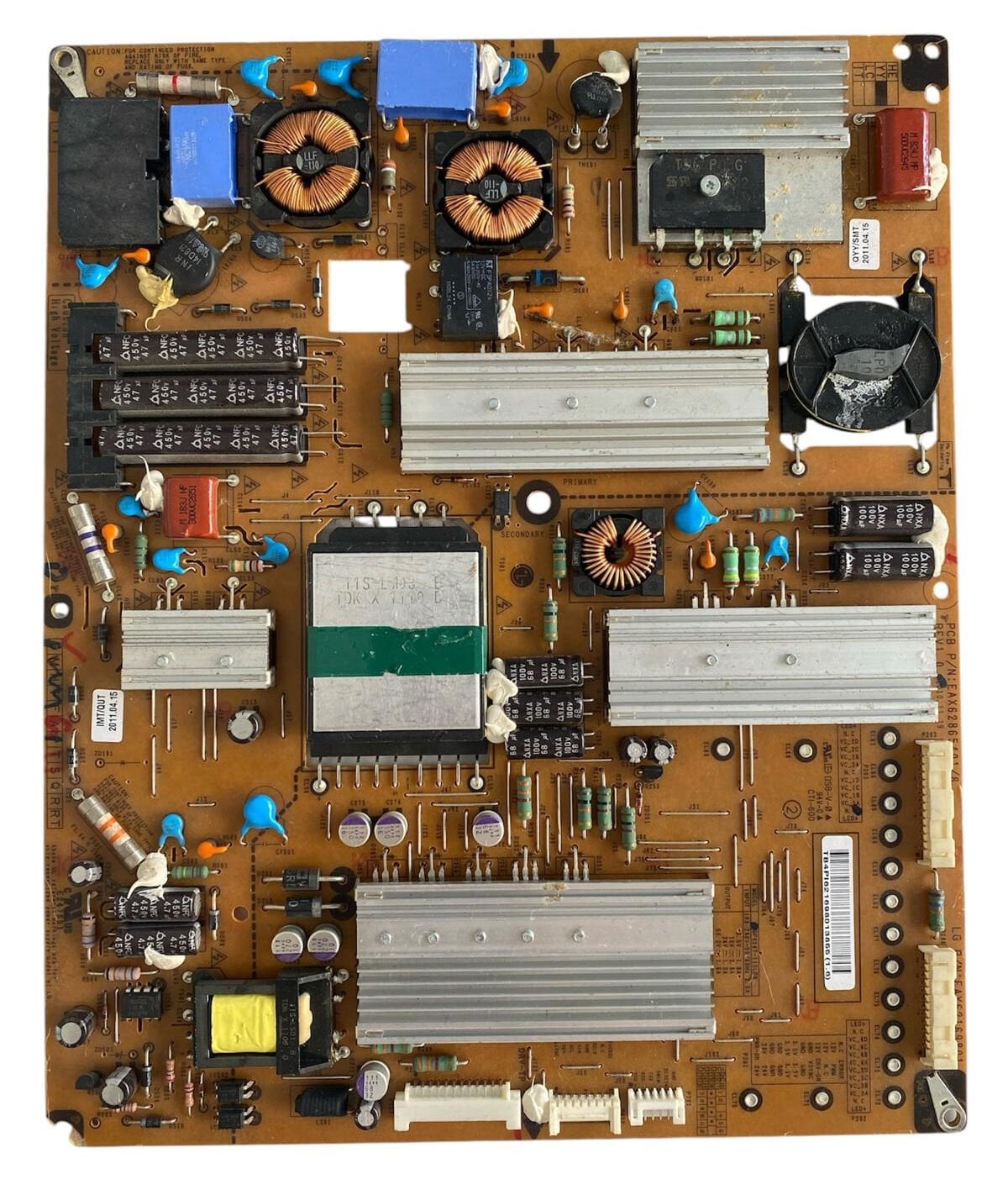 LG EAX62865401/8 Besleme Kartı – EAY62169801 Orijinal LED TV Çıkma Power Supply