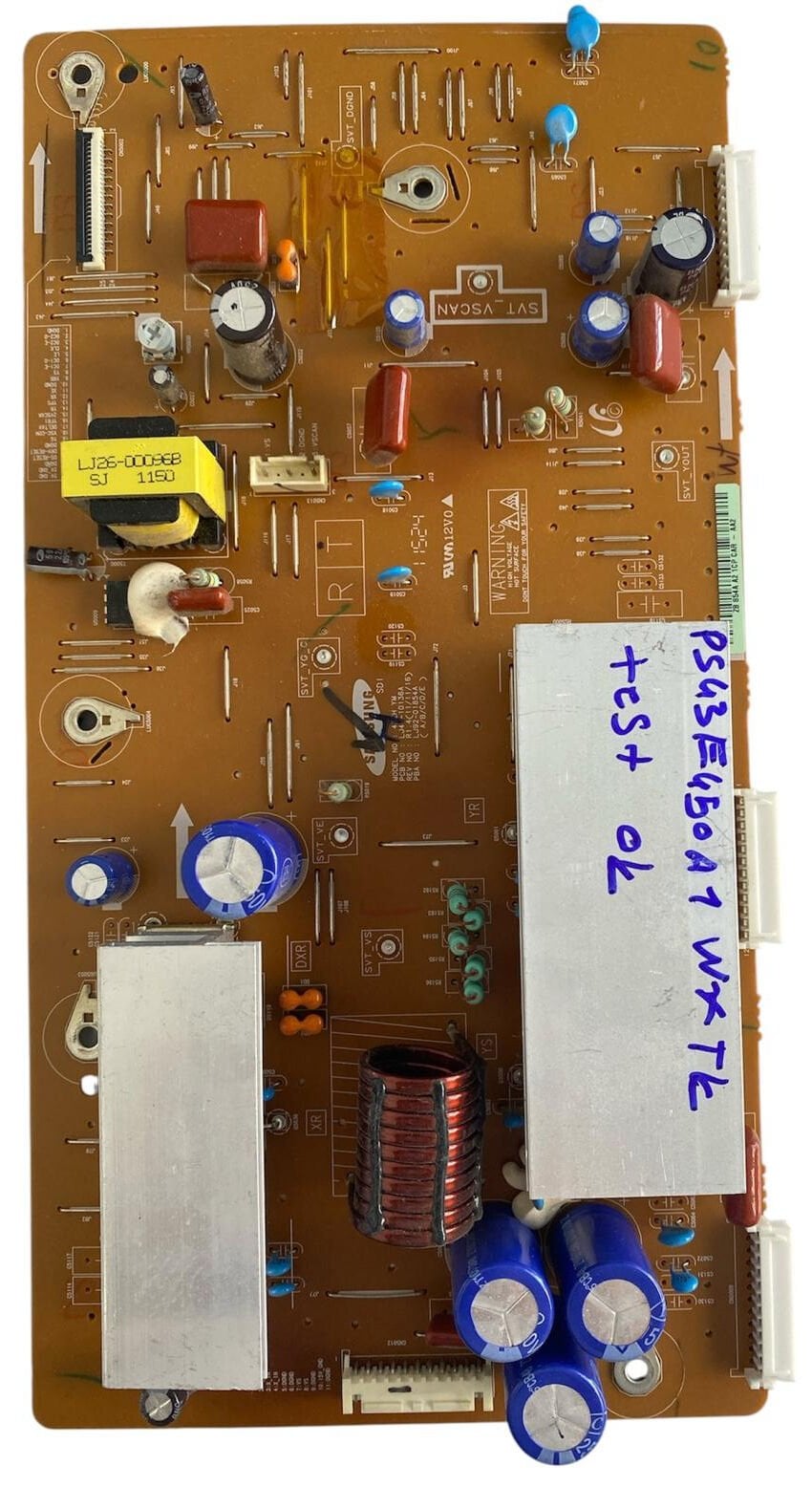 Samsung PS43E450A1WXTK Y-Buffer Kartı – LJ26-00096B Orijinal Çıkma Sürücü Modülü