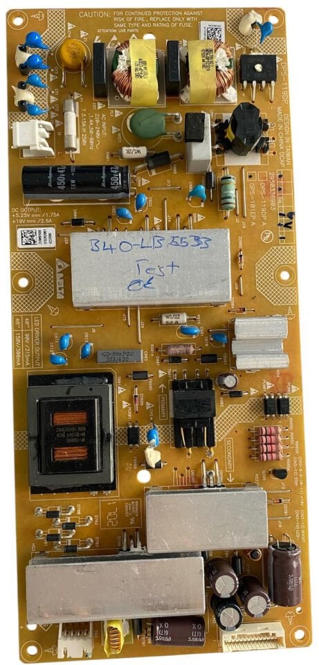 Beko B40-LB5533 Besleme Kartı – DELTA DPS-119DP A 2950336903 Orijinal Çıkma Power Supply