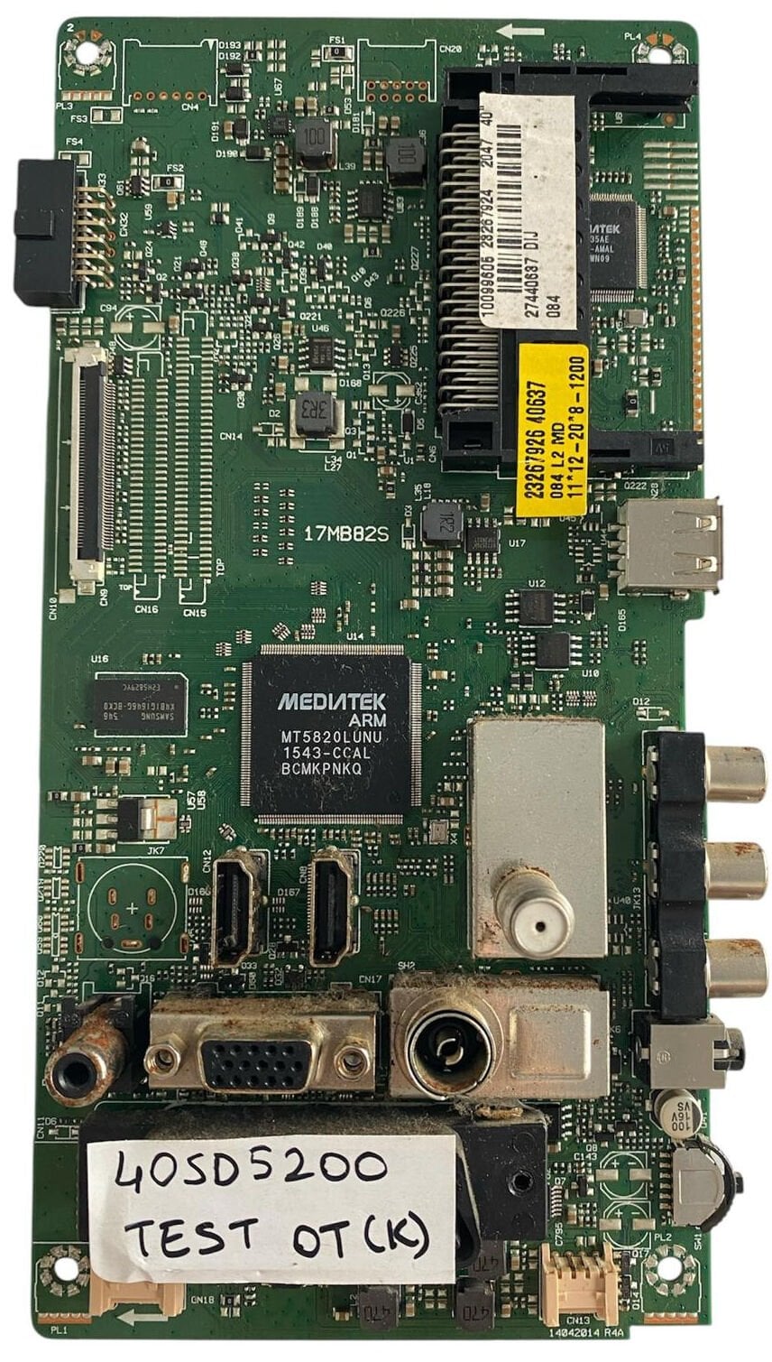SEG 40SD5200 Anakart – Vestel 17MB82S 23267926 Orijinal Çıkma TV Anakartı