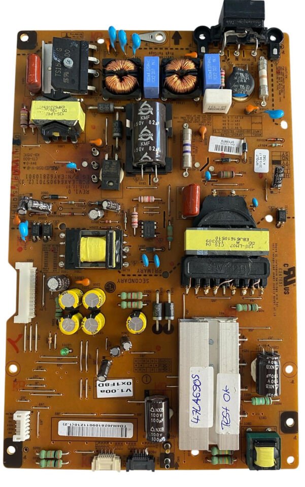LG 47LA690S Besleme Kartı – EAX64905701 EAY62810901 Orijinal Çıkma Power Supply