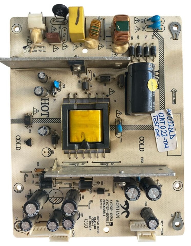Axen AX032DLD Besleme Kartı – Aoyuan AY072P-4HF01 3BS0045614 Orijinal Çıkma Power Supply