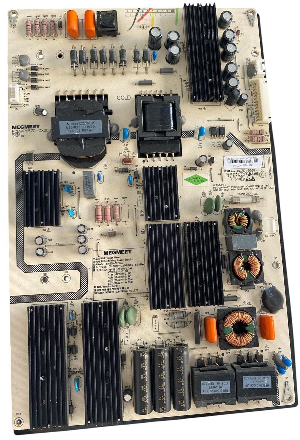 Sunny MP6570-CX200 Besleme Kartı – SN065LDUCV6488HY2H Orijinal Çıkma Power Supply