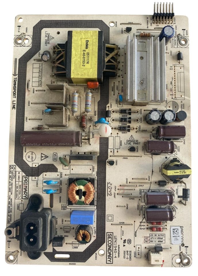 Beko WPK194R-4 Besleme Kartı – B50A800B Orijinal Temiz Söküm Power Supply