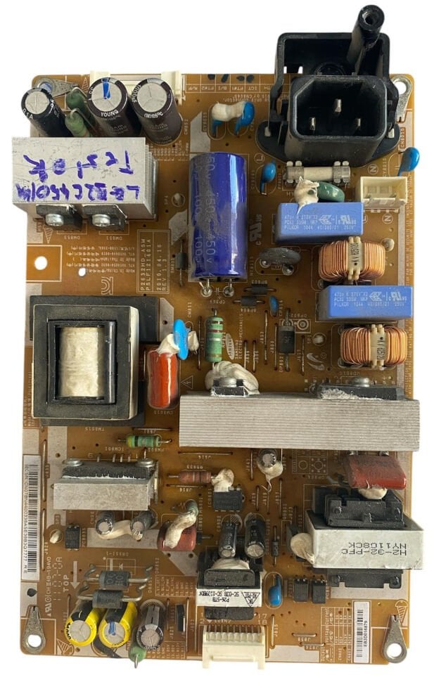 Samsung BN44-00338B Besleme Kartı – PSLF121401A LE32C450 Orijinal Temiz Söküm Power Supply