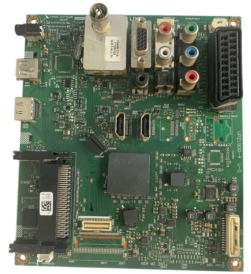 Arçelik TV82-210 Orijinal Anakart VPZ190R-4 U-0 TDAG8-D11A Tunerli Temiz Test Edilmiş Main Board