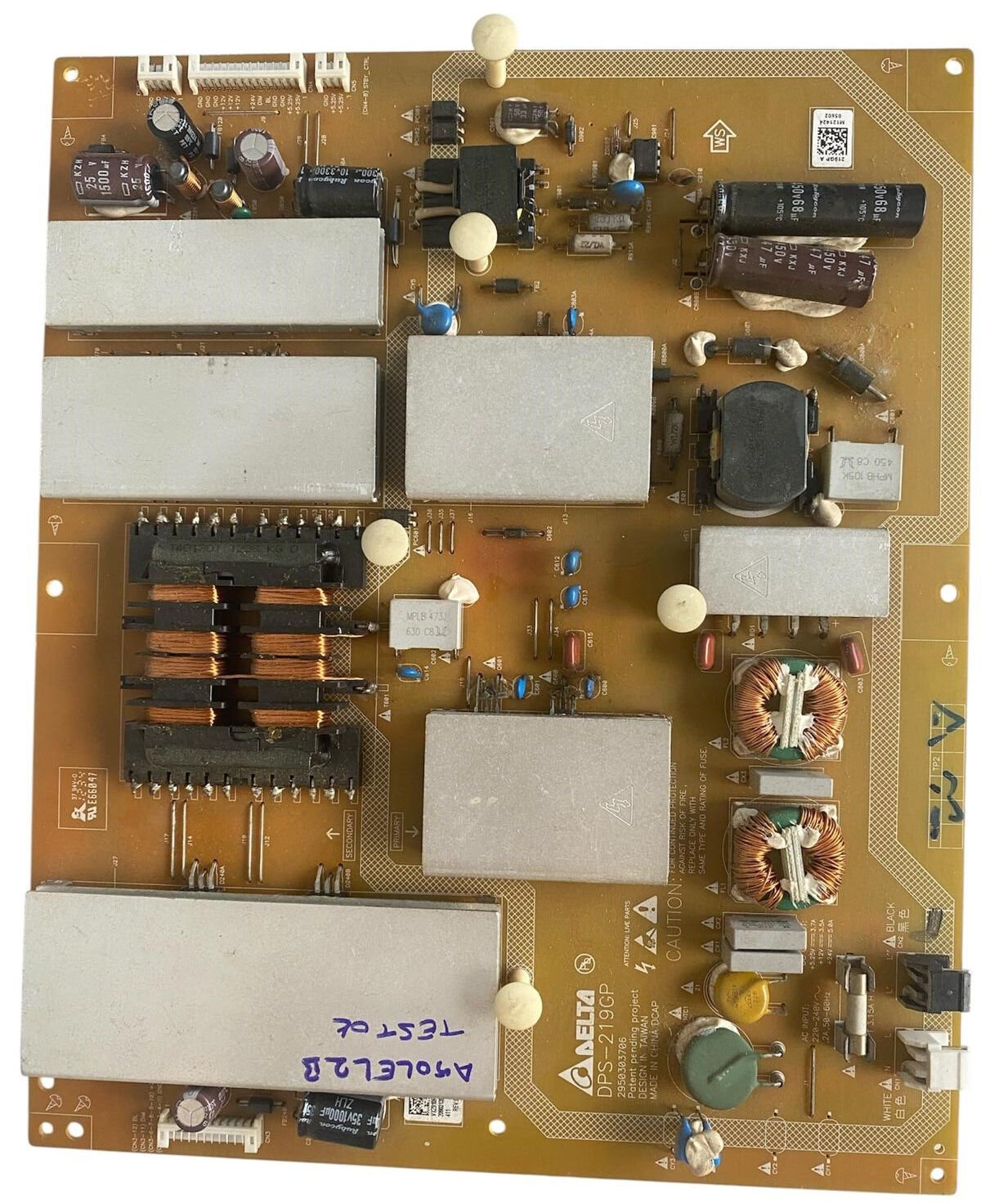 Delta DPS-219GP Besleme Kartı A50LEL2B 2950303706 Orijinal Temiz Test Edilmiş TV Power Supply