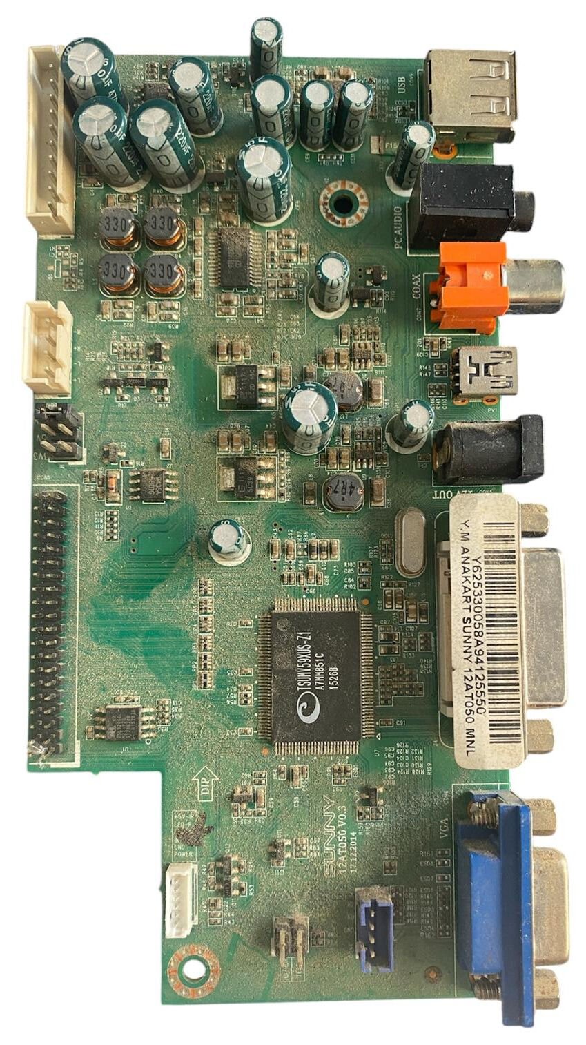 Axen AX032DLD12AT03 Anakart Sunny 12AT050 V0.3 Orijinal TV Main Board