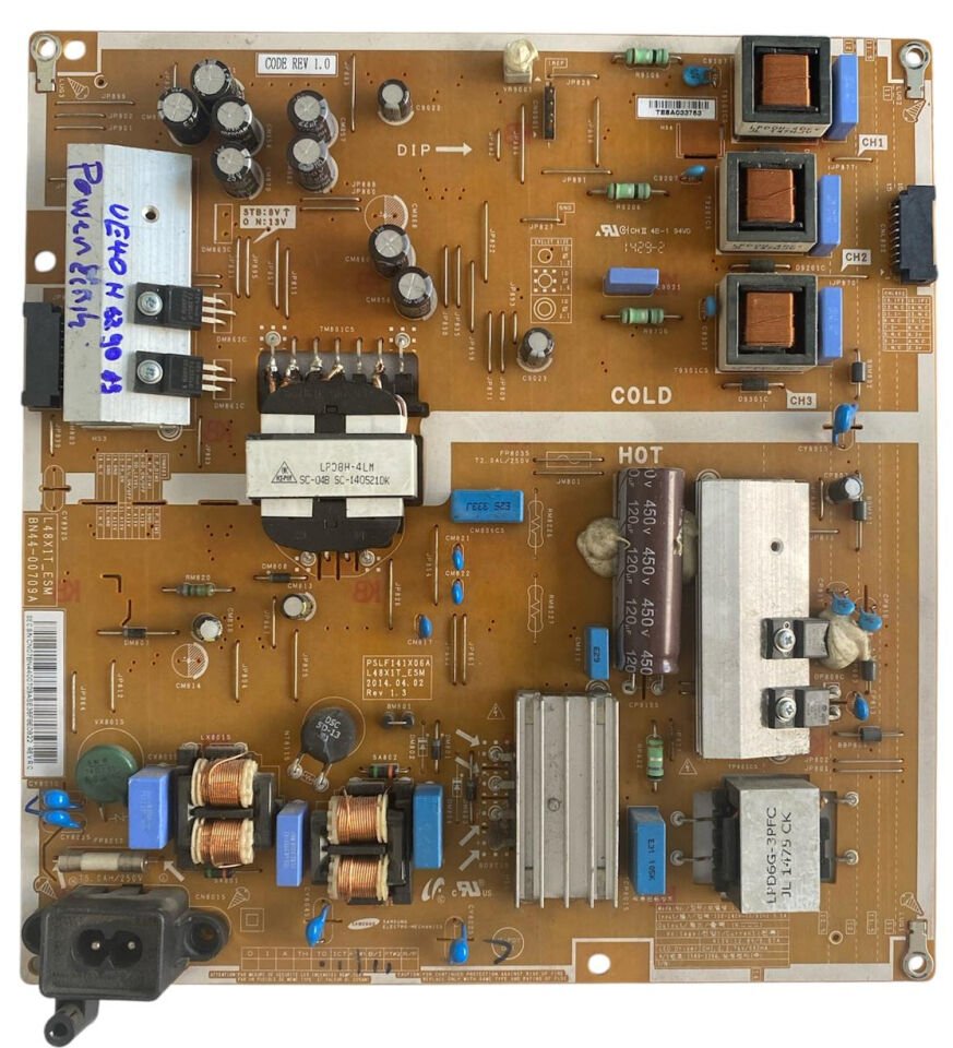 Samsung UE40H6290 Besleme Kartı BN44-00709A L48X1T_ESM Orijinal Power Supply