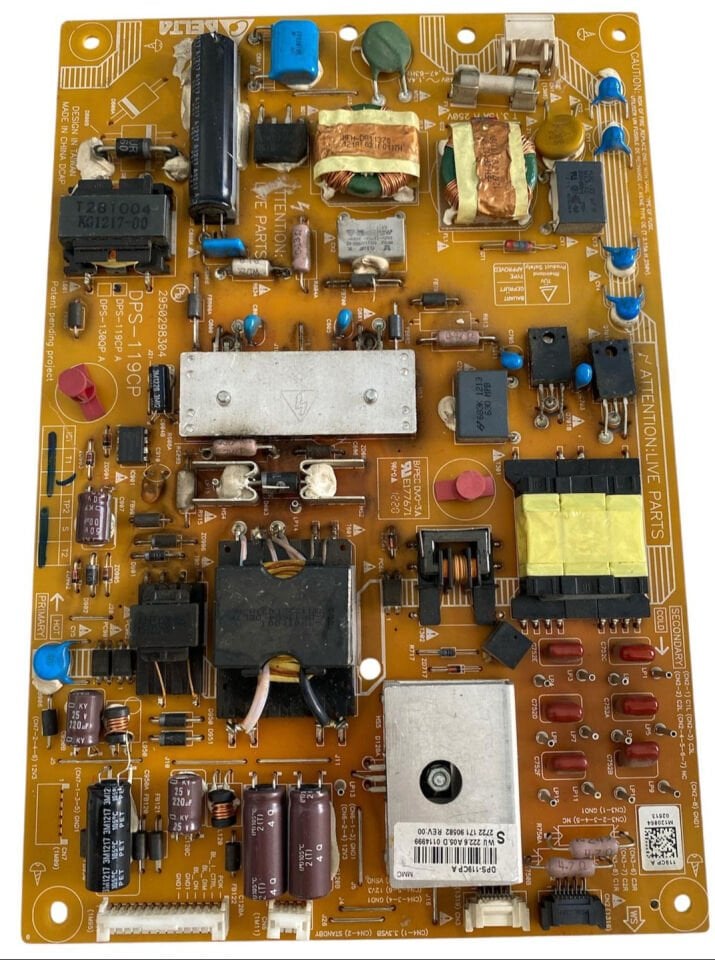 Philips 42PFL6007 Güç Besleme Kartı (Power Supply) - Delta DPS-119CP A - 2722 171 90582