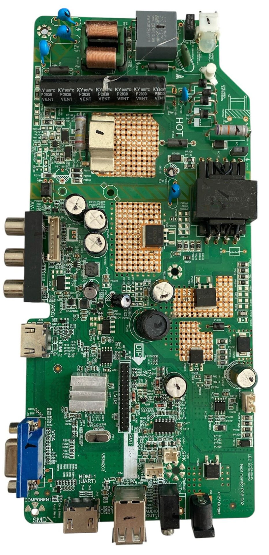 Next YE-32020D2 Anakart V53M2C3 Orijinal Beslemeli Main Board