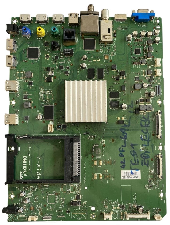 Philips 42PFL6097K TV Anakart 3104 313 65664 Orijinal Main Board