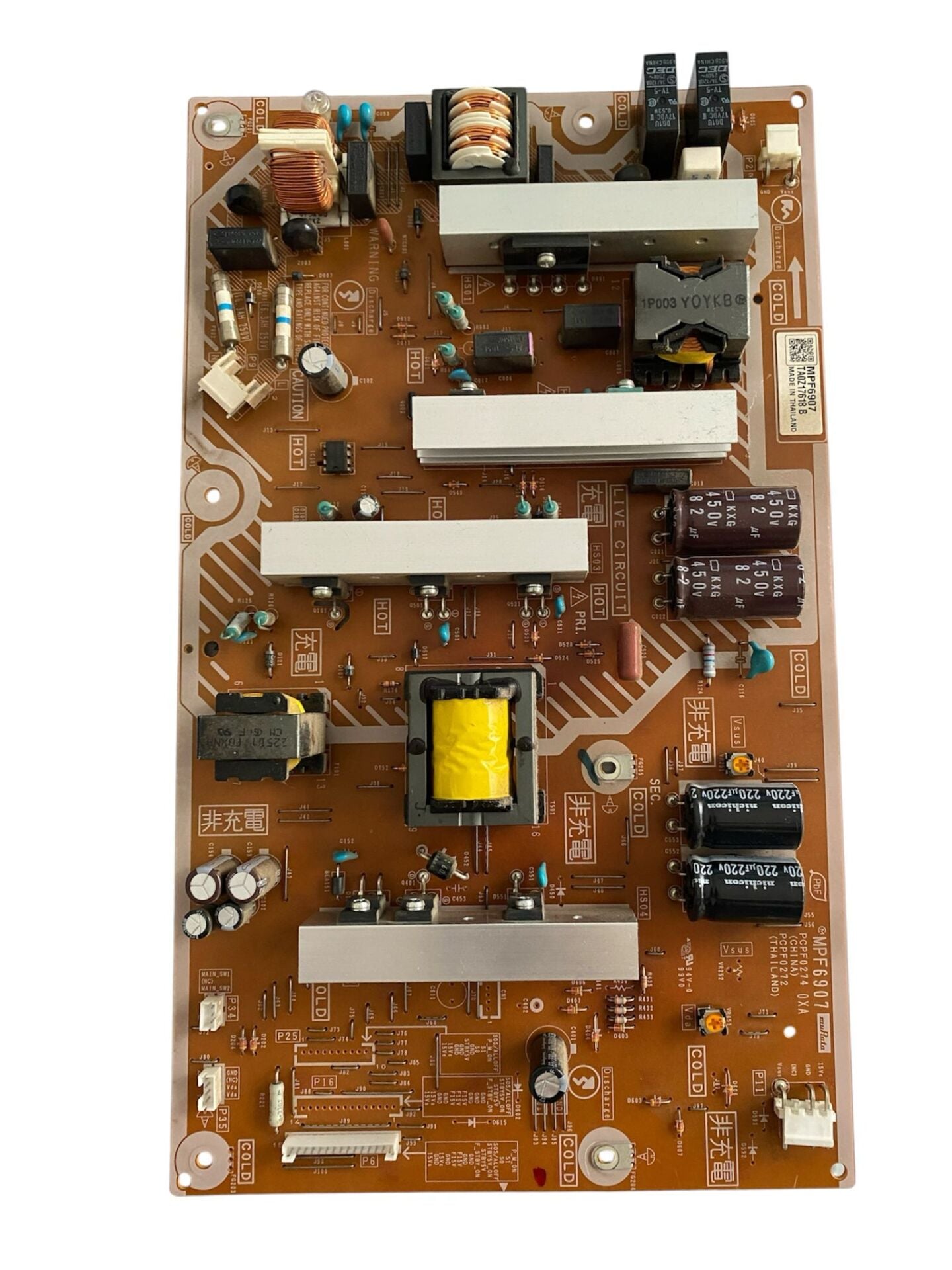 Panasonic TV Besleme Kartı MPF6907 muRata Orijinal Power Supply Board