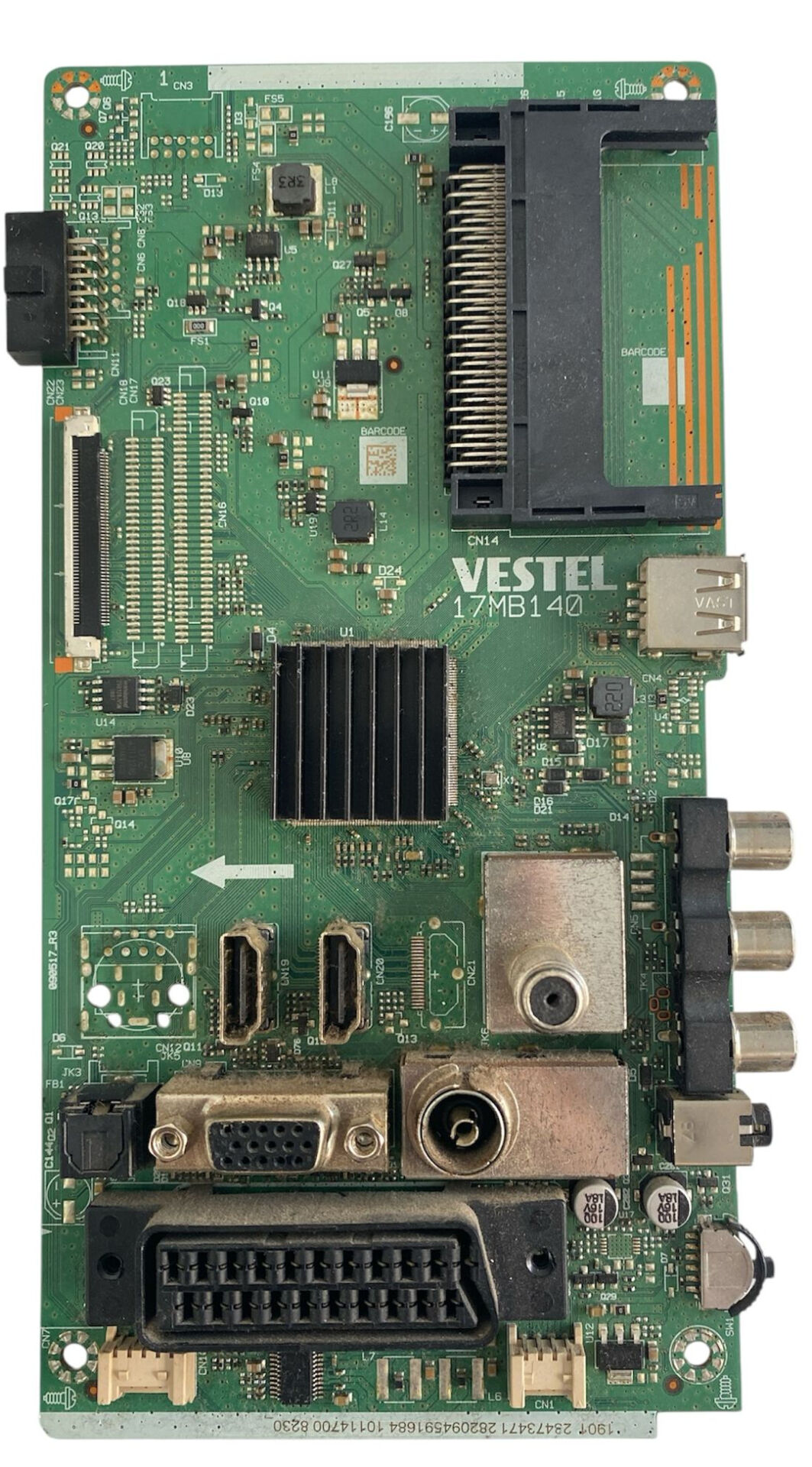 Vestel 17MB140 Anakart 23473471 Hi-Level 43HL560 Orijinal Main Board