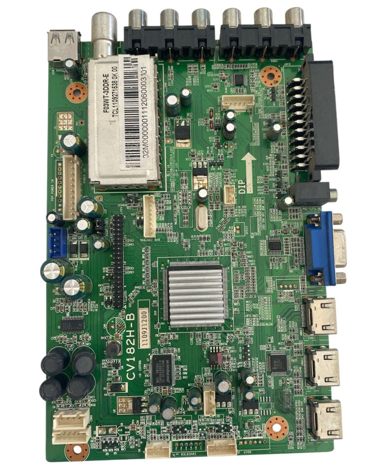 Sanyo CV182H-B TV Anakart F03WT-3DDR-E 110911200 Orijinal Main Board