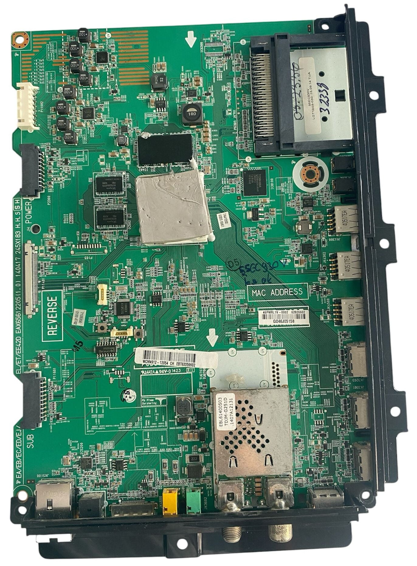 LG 55EC930V OLED TV Anakart EAX65612205(1.0) Orijinal Main Board