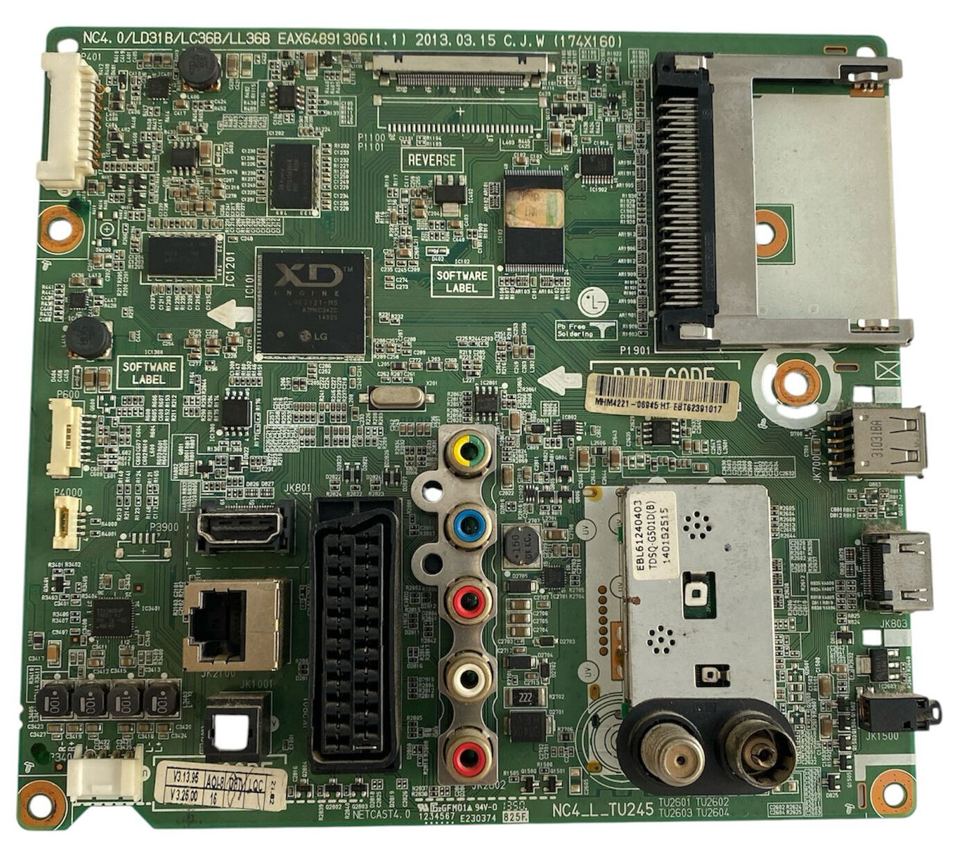 LG 42LA613S TV Anakart EAX64891306(1.1) Orijinal Main Board