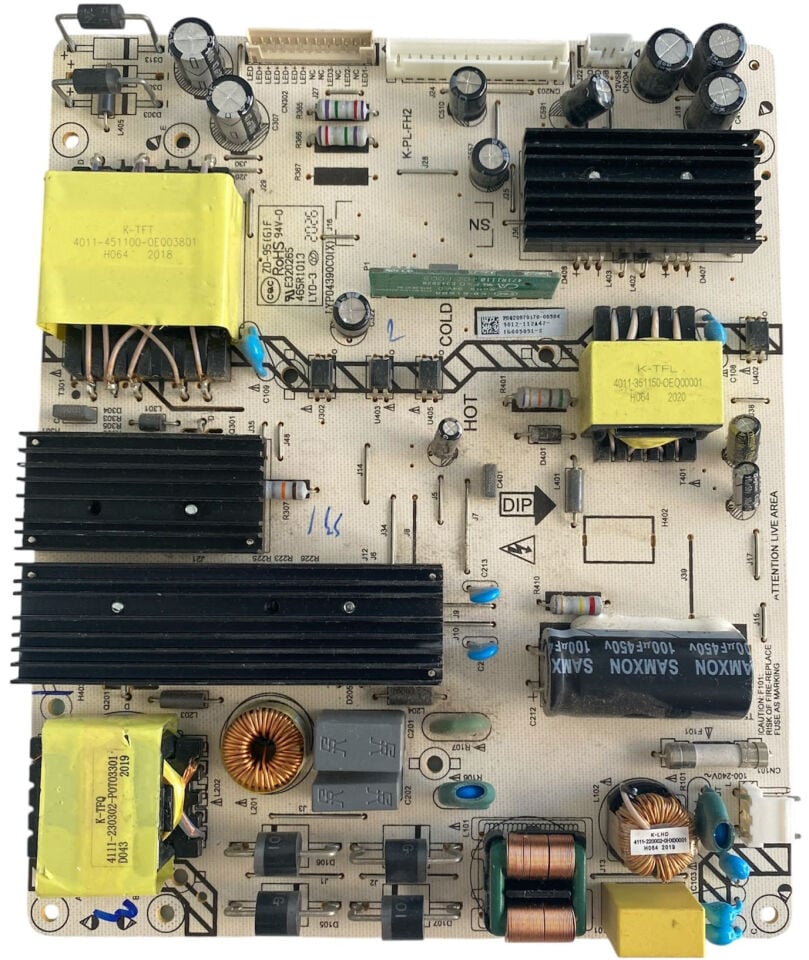 Dijitsu 55DS7700 Besleme Kartı K-PL-FH2 Orijinal Power Board